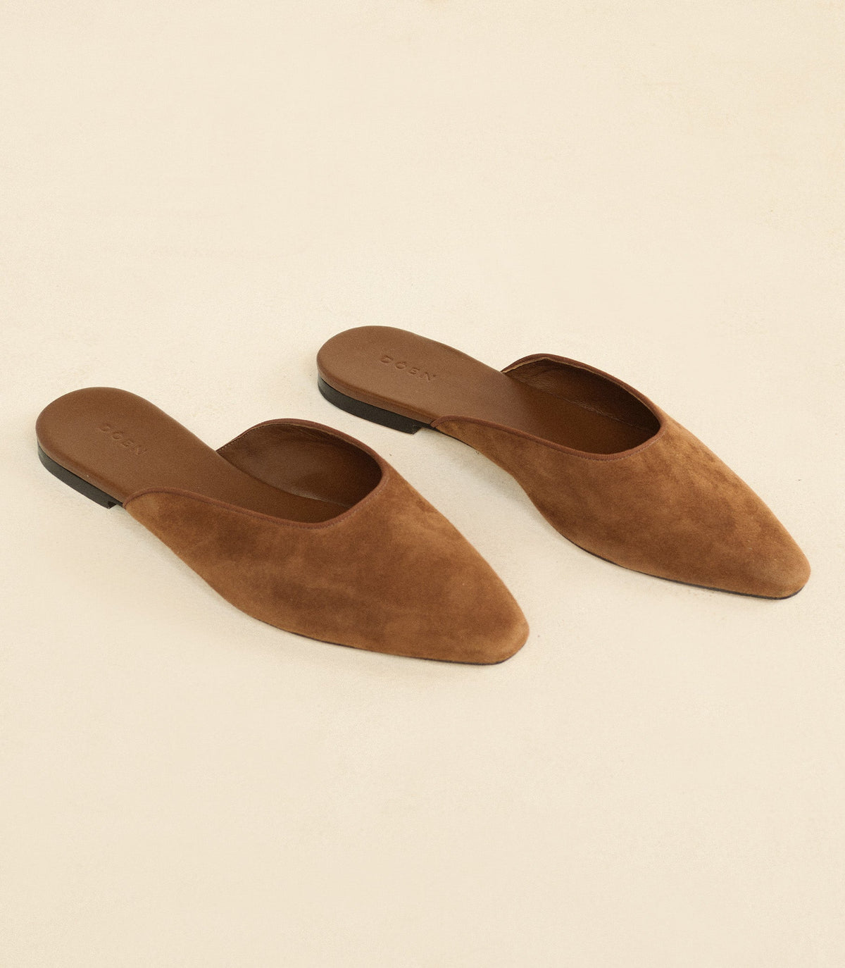 Adair Slide in Tortoise Suede - view 4