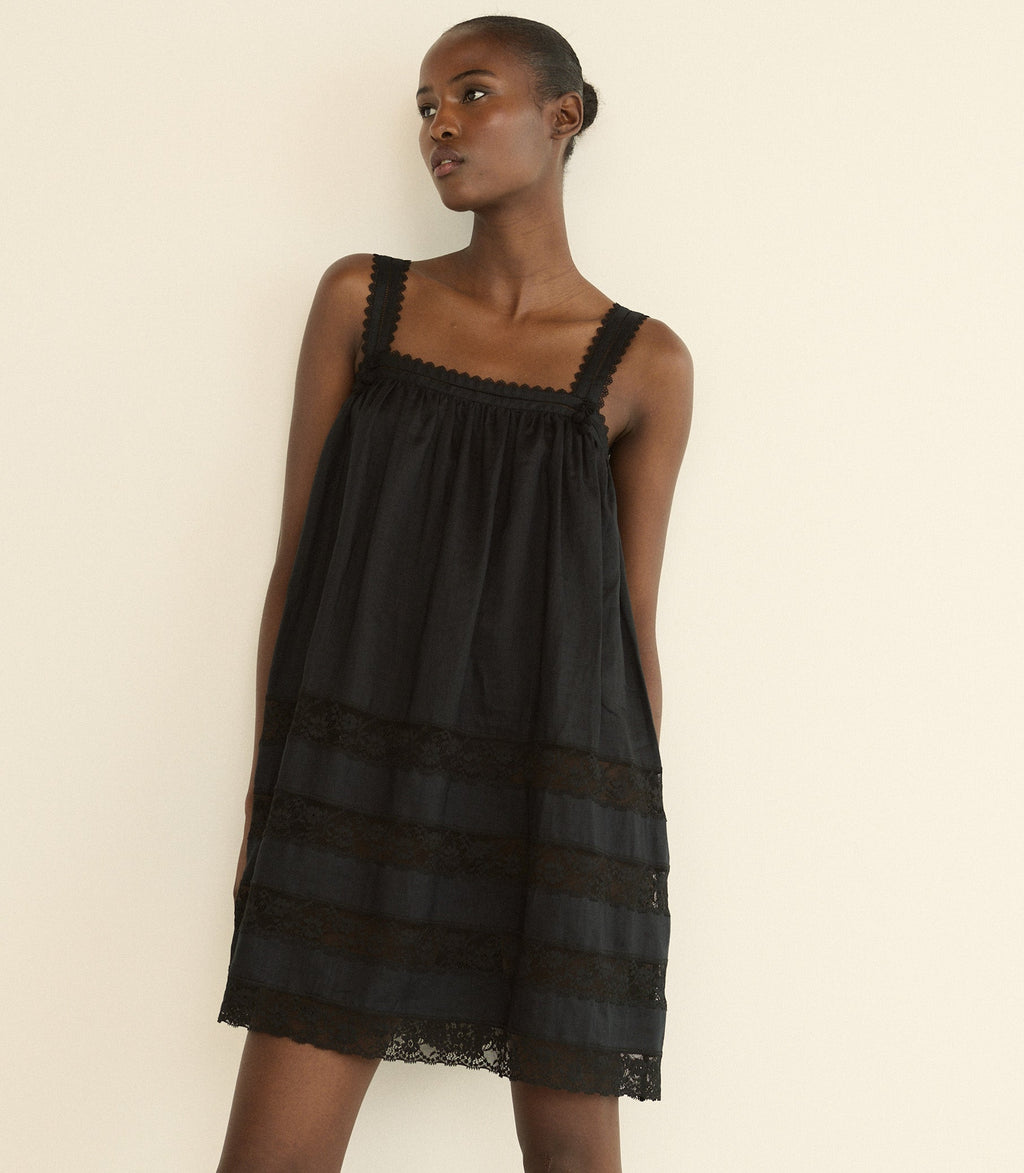 Aloise Dress in Black - view 4
