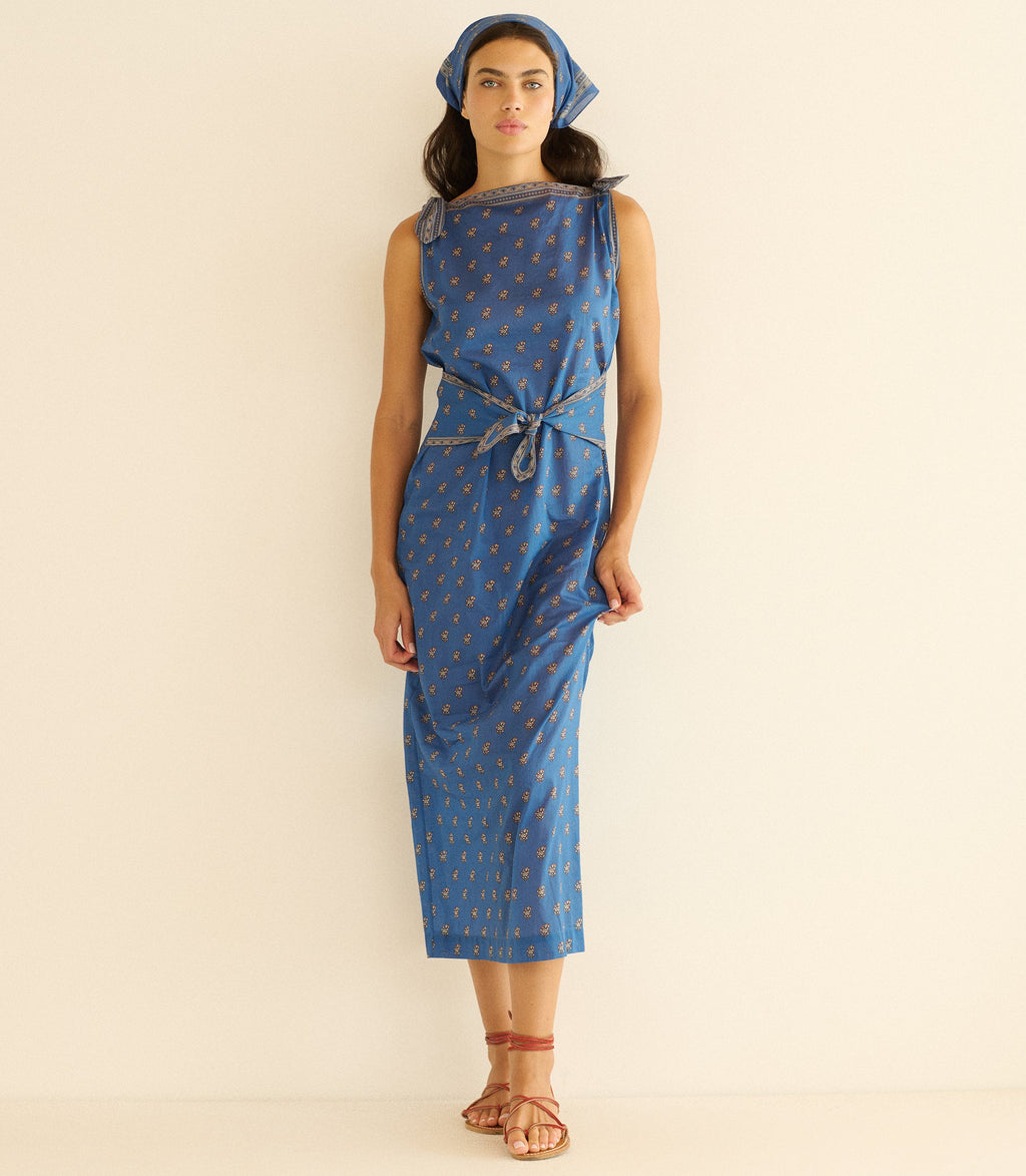 Amorette Dress in Eartha Paisley - view 3