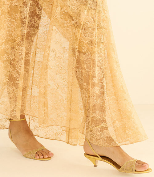 Amra Heel in Gold Lace - view 2