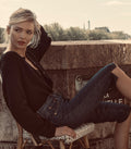 Chantal Capri in Cavalaire Dark Wash - view 1