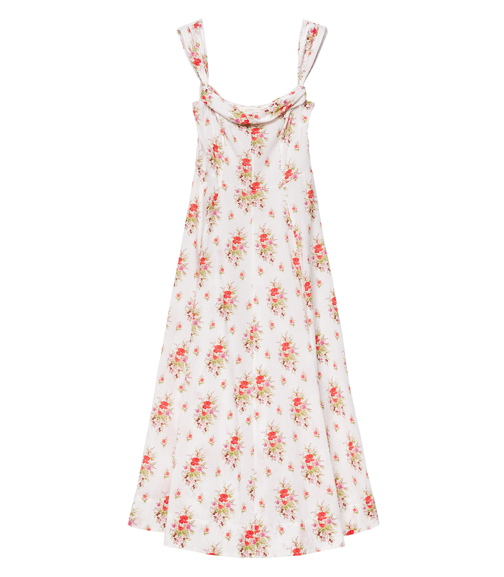 Clea Dress in Rose Petit Bouquet de Chamonix - view 5