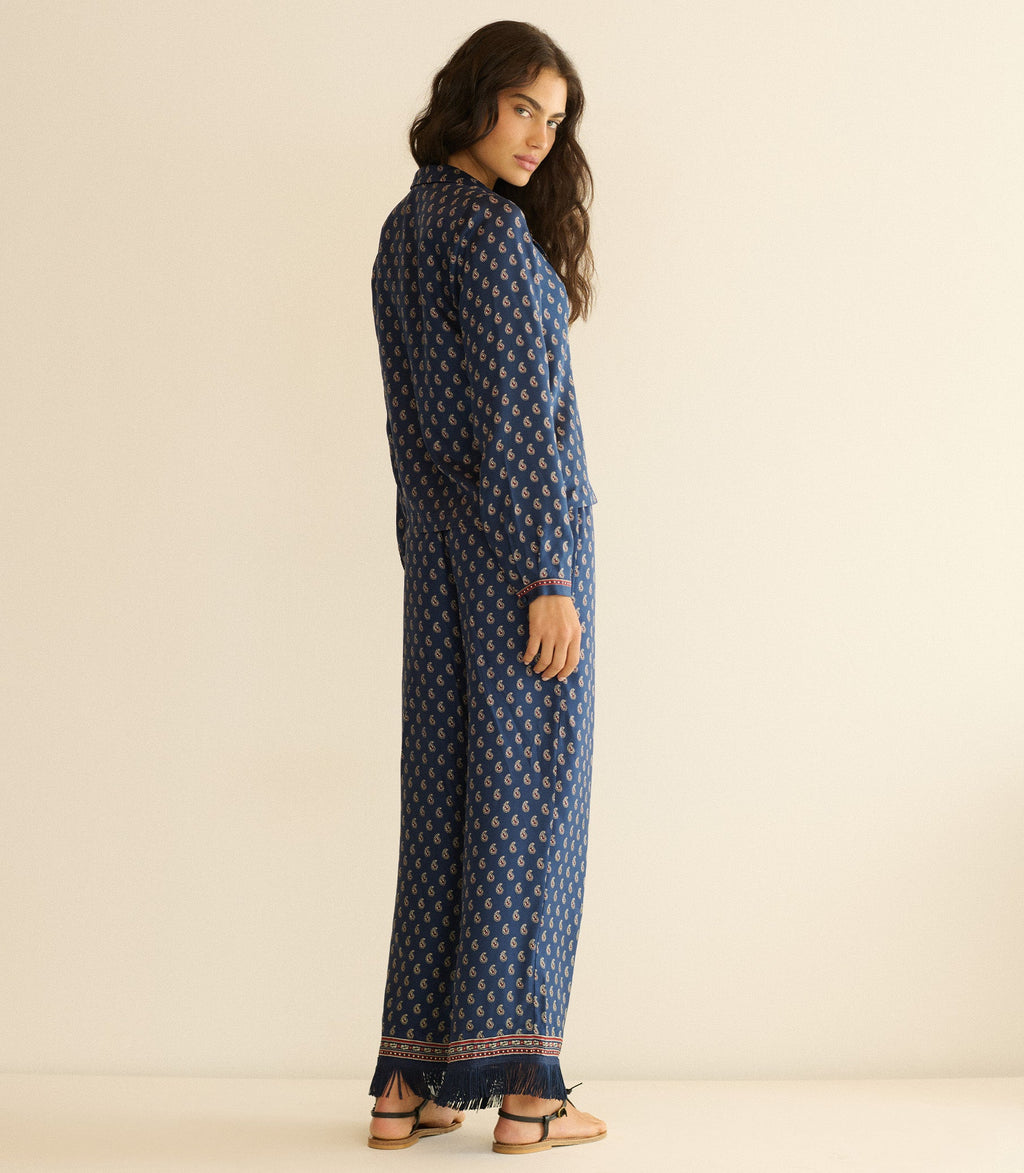 Elene Top in Bleu Taormina Paisley - view 6