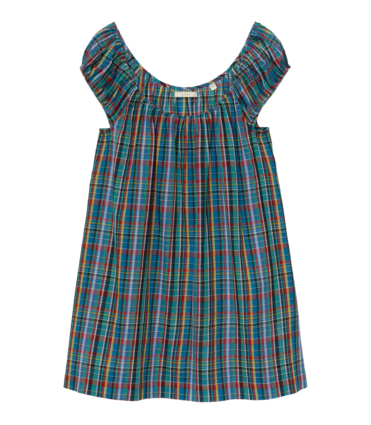 Faye Dress in Alderbrook Plaid - view 5