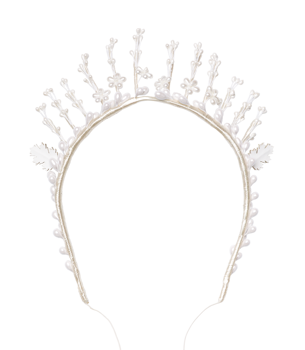 Faye Tiara in Antique Pearl - view 5