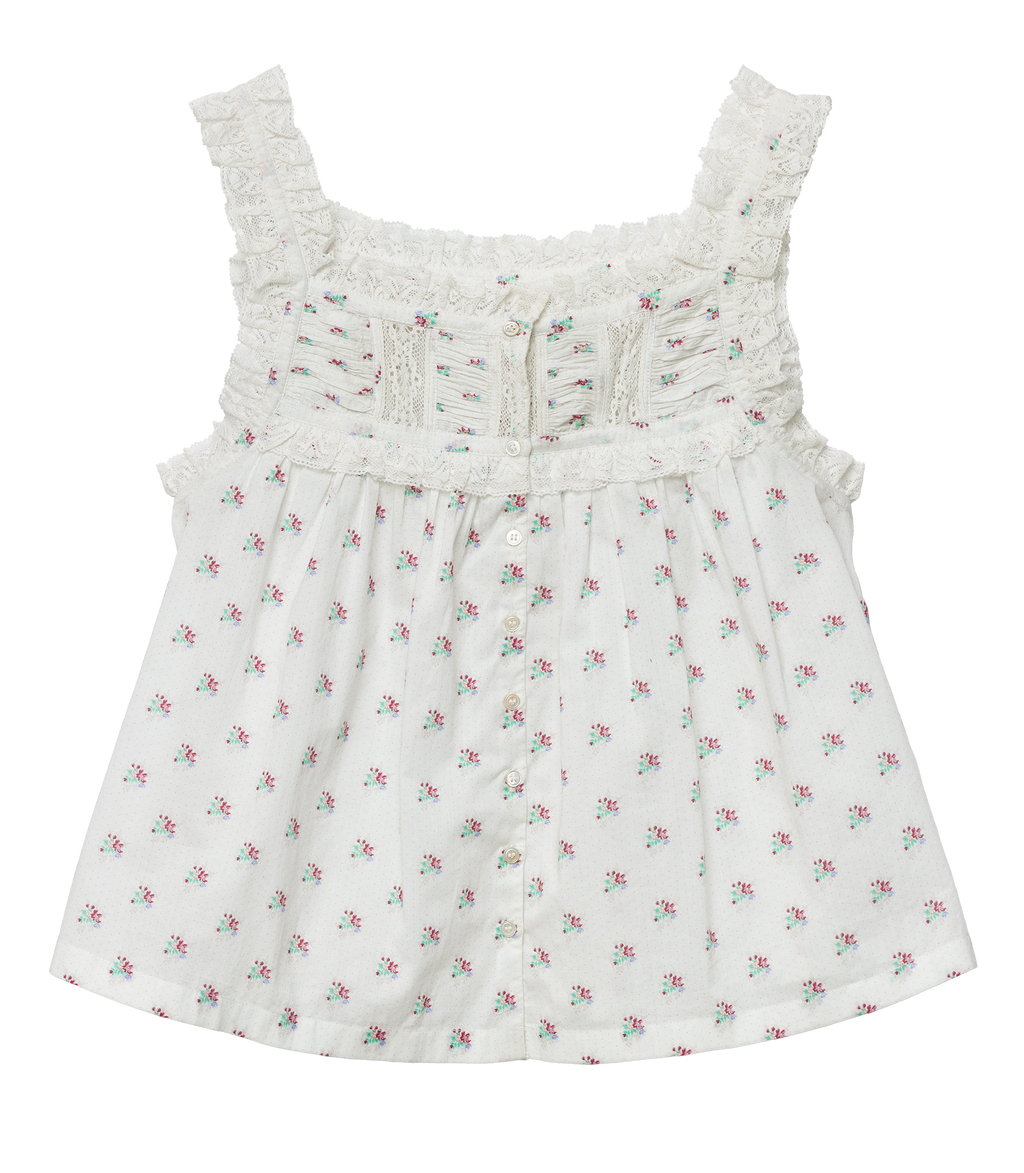 Fidella Top in Petit Posy Calico - view 5