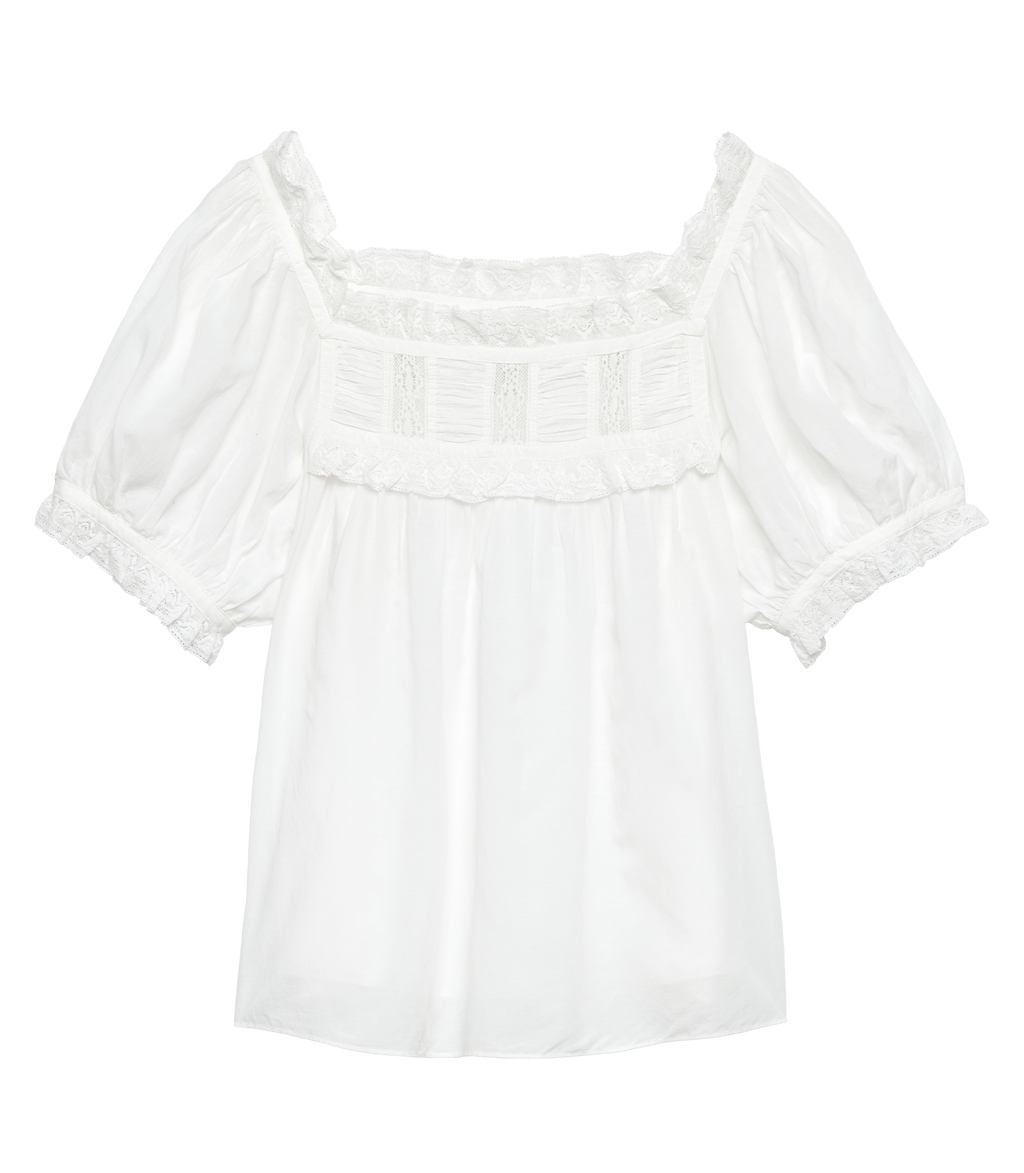 Frances Top in Salt Lace - view 5