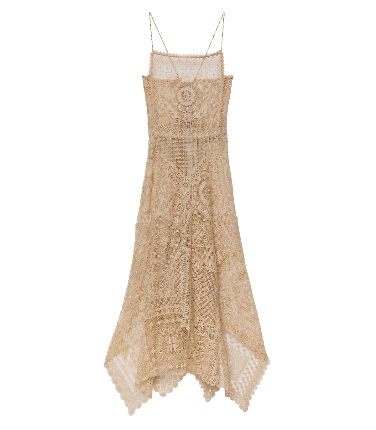 Handkerchief Anniversary Dress in Paille - view 8