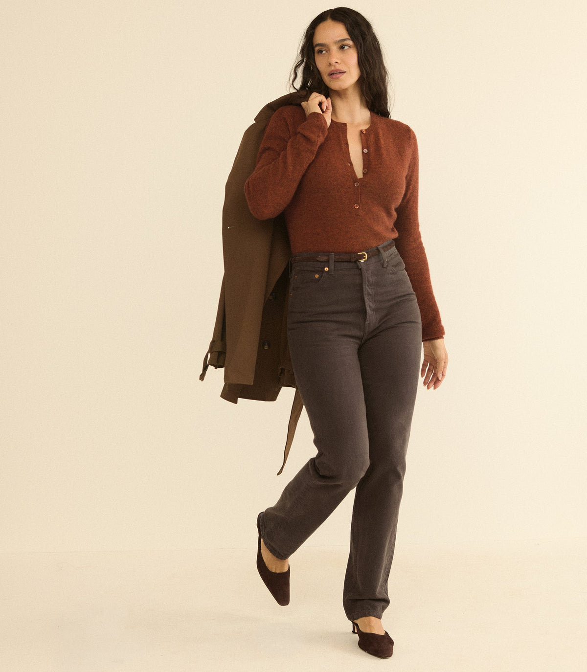 Ondine Jean in Equestrian Brown Wash - view 4