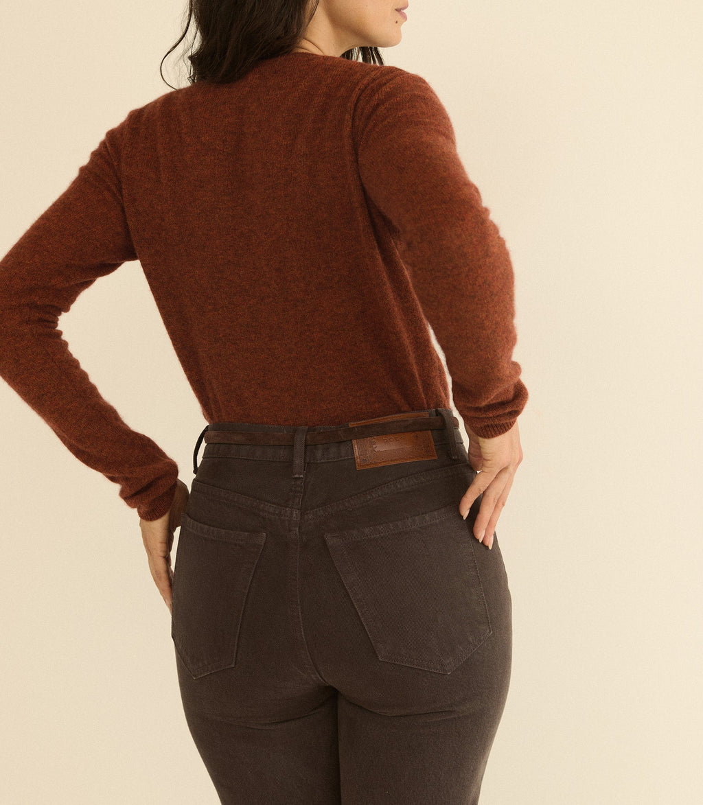Ondine Jean in Equestrian Brown Wash - view 5