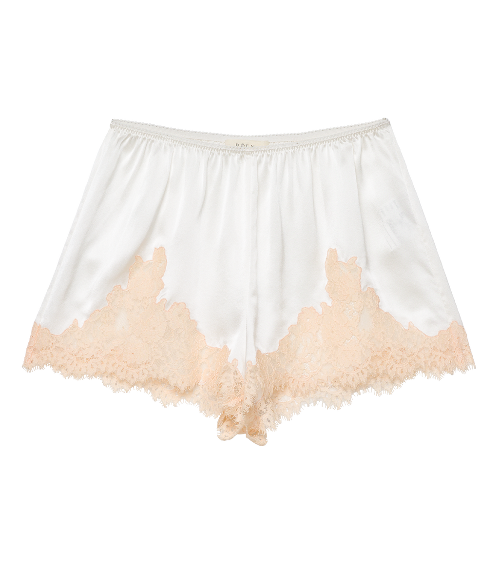 Iona Short in Salt and Peach Lace - view 7