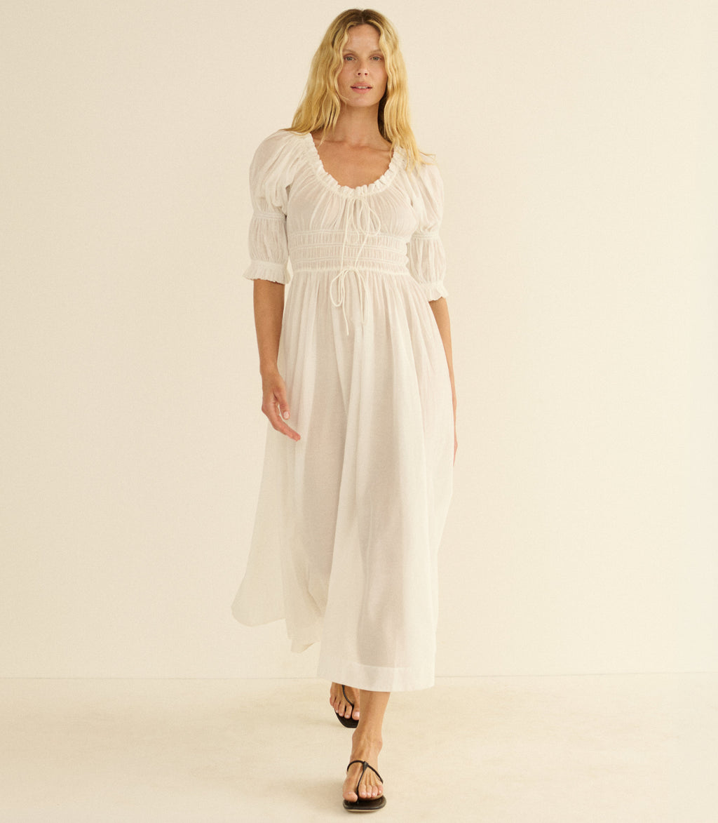 Ischia Dress in Salt - view 3