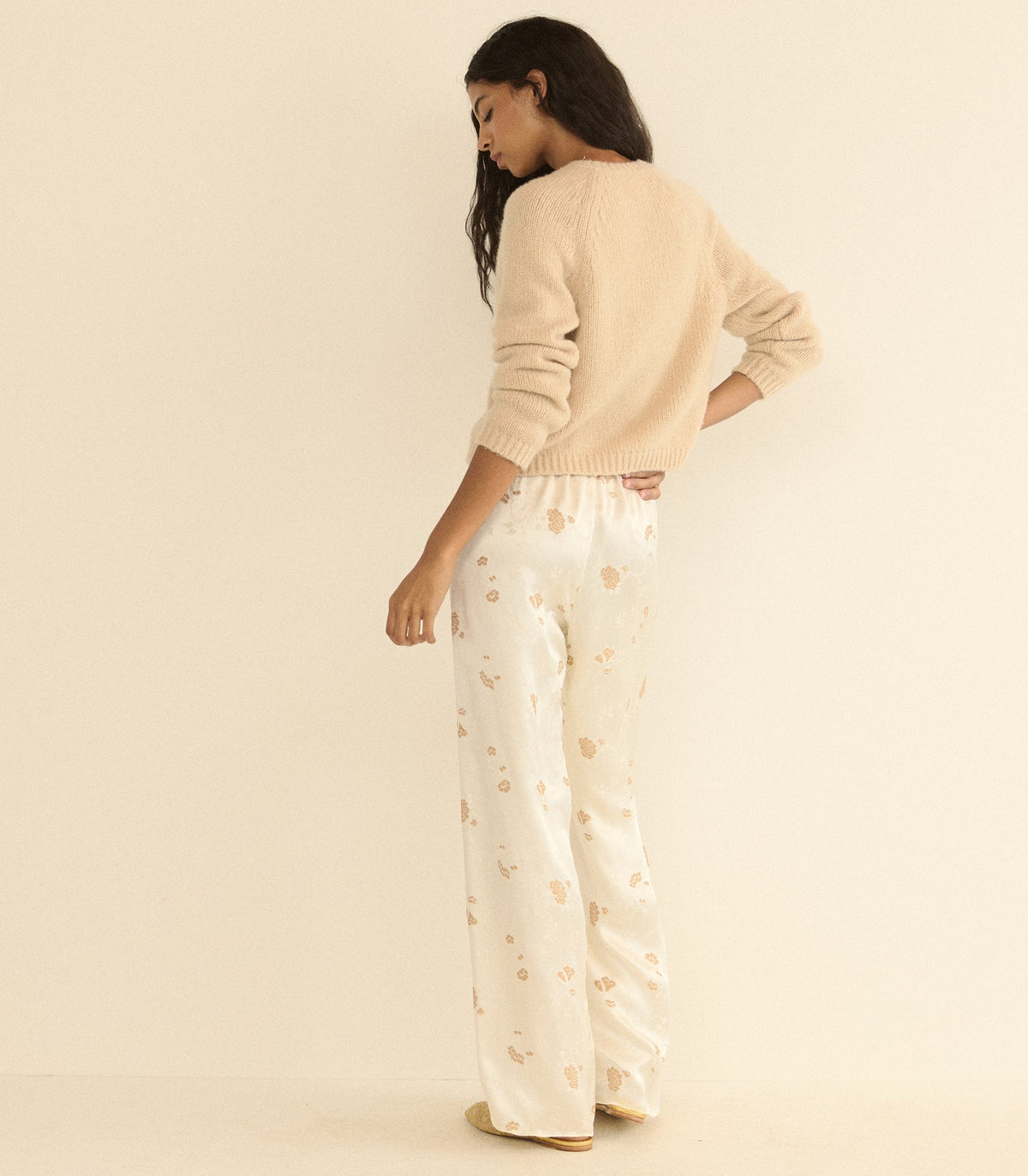 Lavona Pant in Fresco Tappezzeria Jacquard - view 4