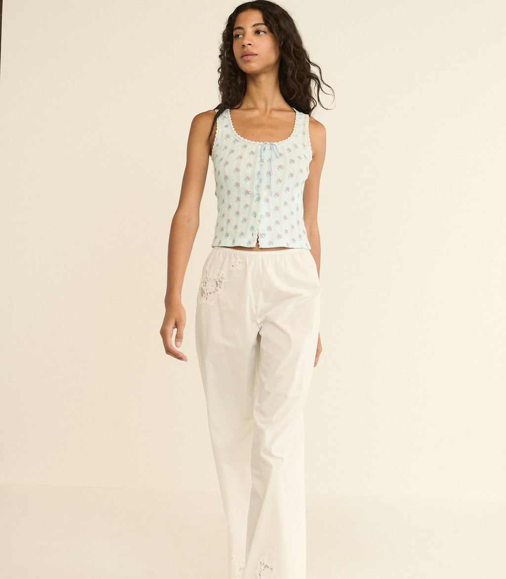 Lois Tank in Sky Petit Posy Calico - view 2