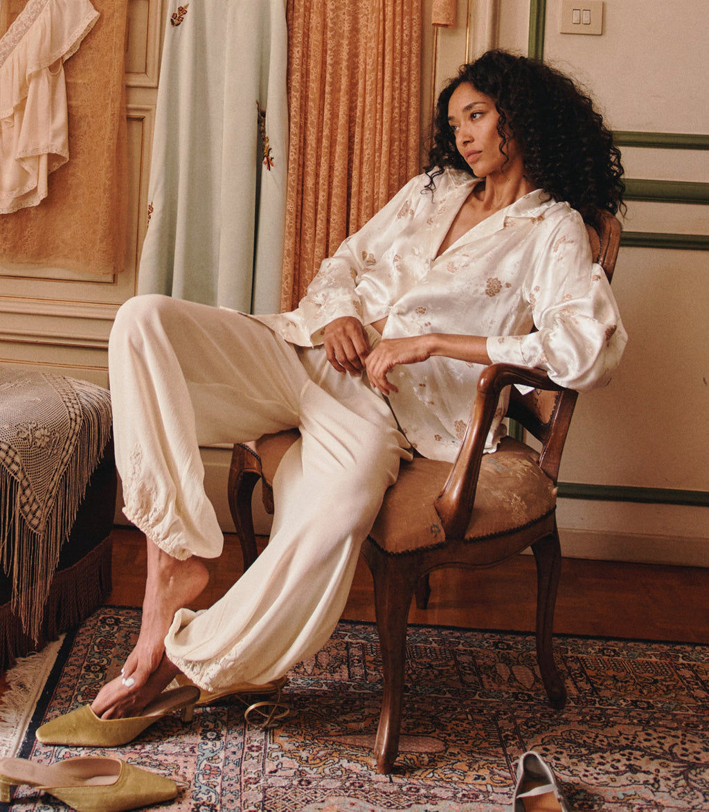 Maurise Top in Fresco Tappezzeria Jacquard - view 4