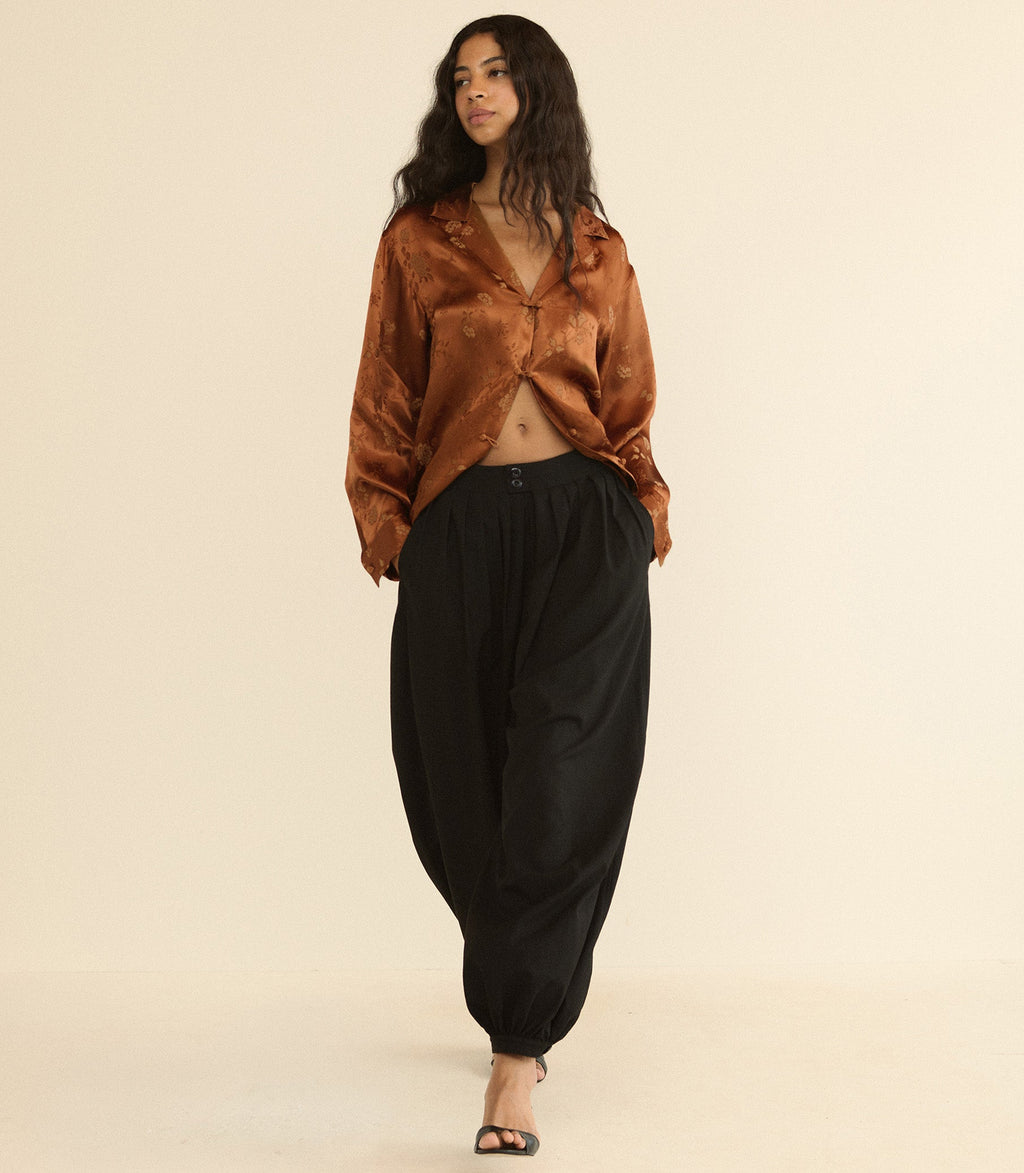 Maurise Top in Spiced Pecan Tappezzeria Jacquard - view 5