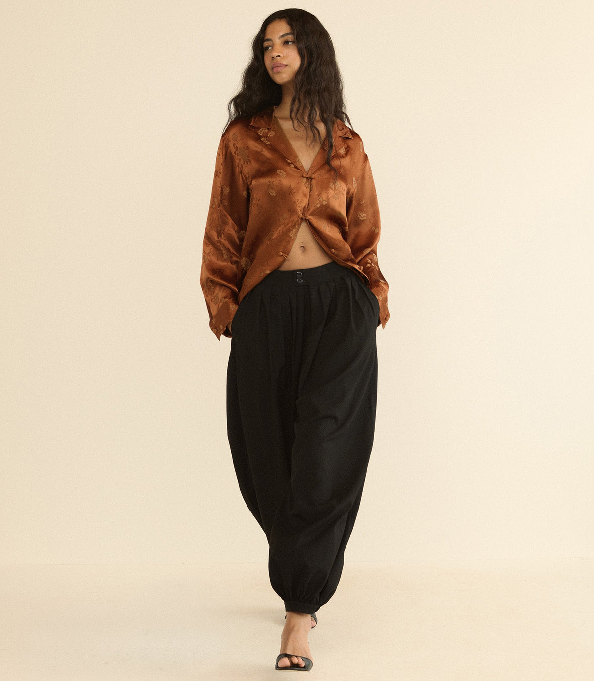 Maurise Top in Spiced Pecan Tappezzeria Jacquard - view 5