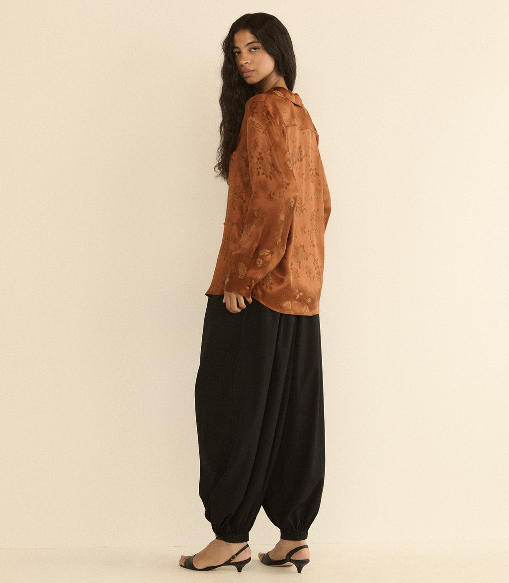 Maurise Top in Spiced Pecan Tappezzeria Jacquard - view 4