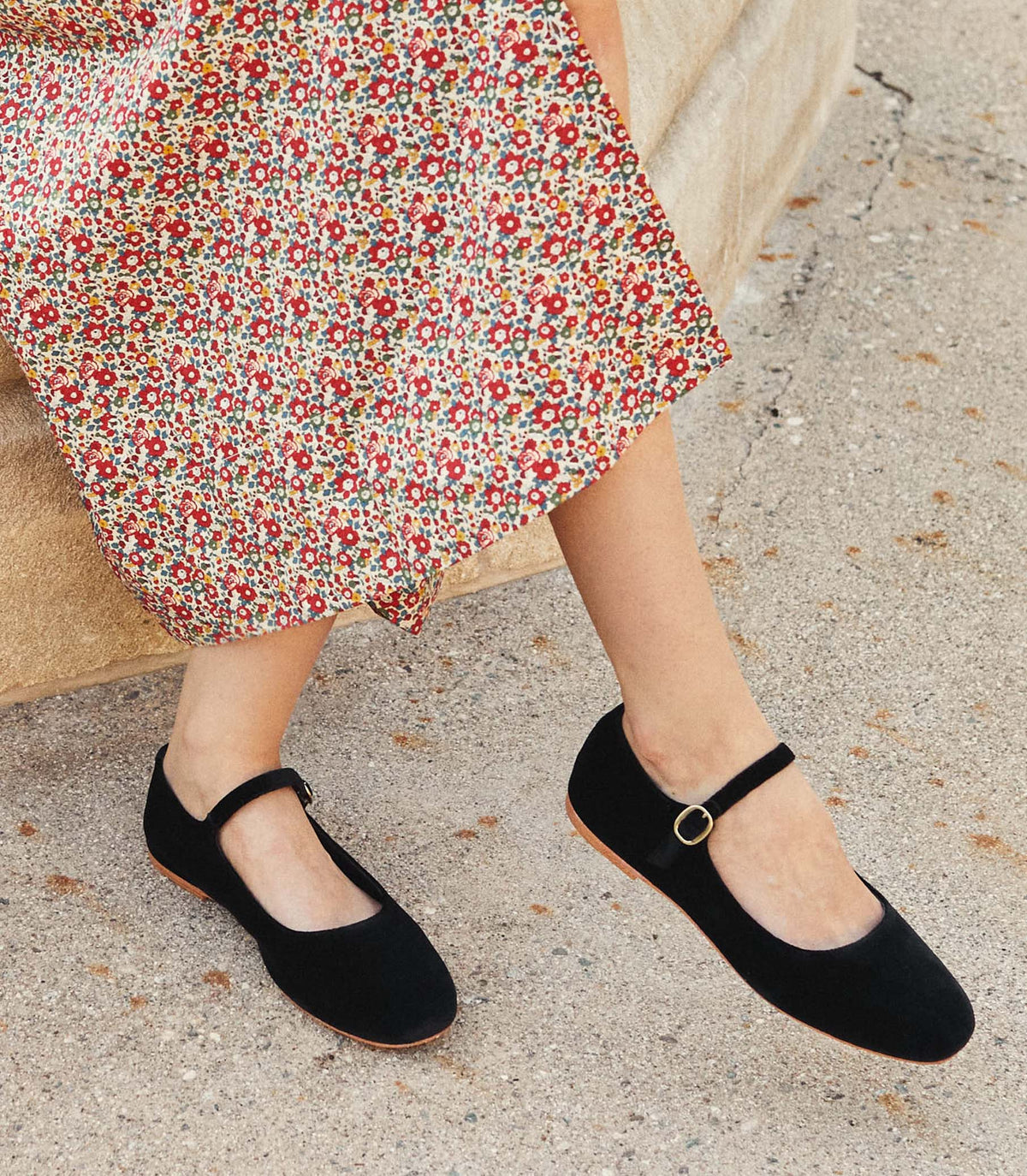Mary Jane Slipper in Black - view 4