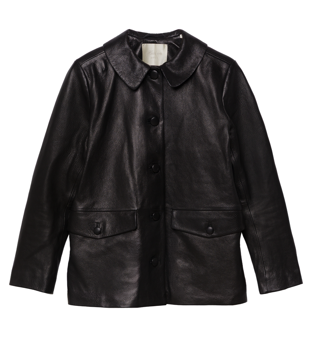 Nico Leather Jacket in Black - view 8