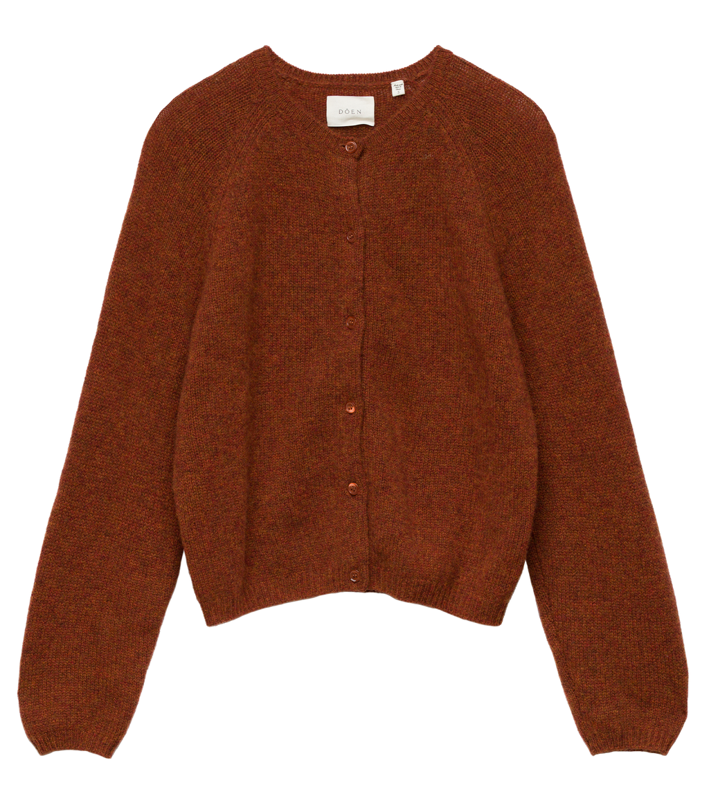 Peroline Cashmere Cardigan in Ember - view 5