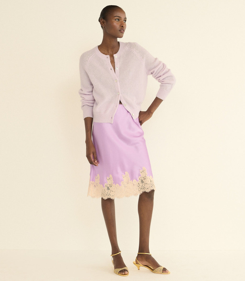 Petra Cardigan in Violet Thistle - view 6