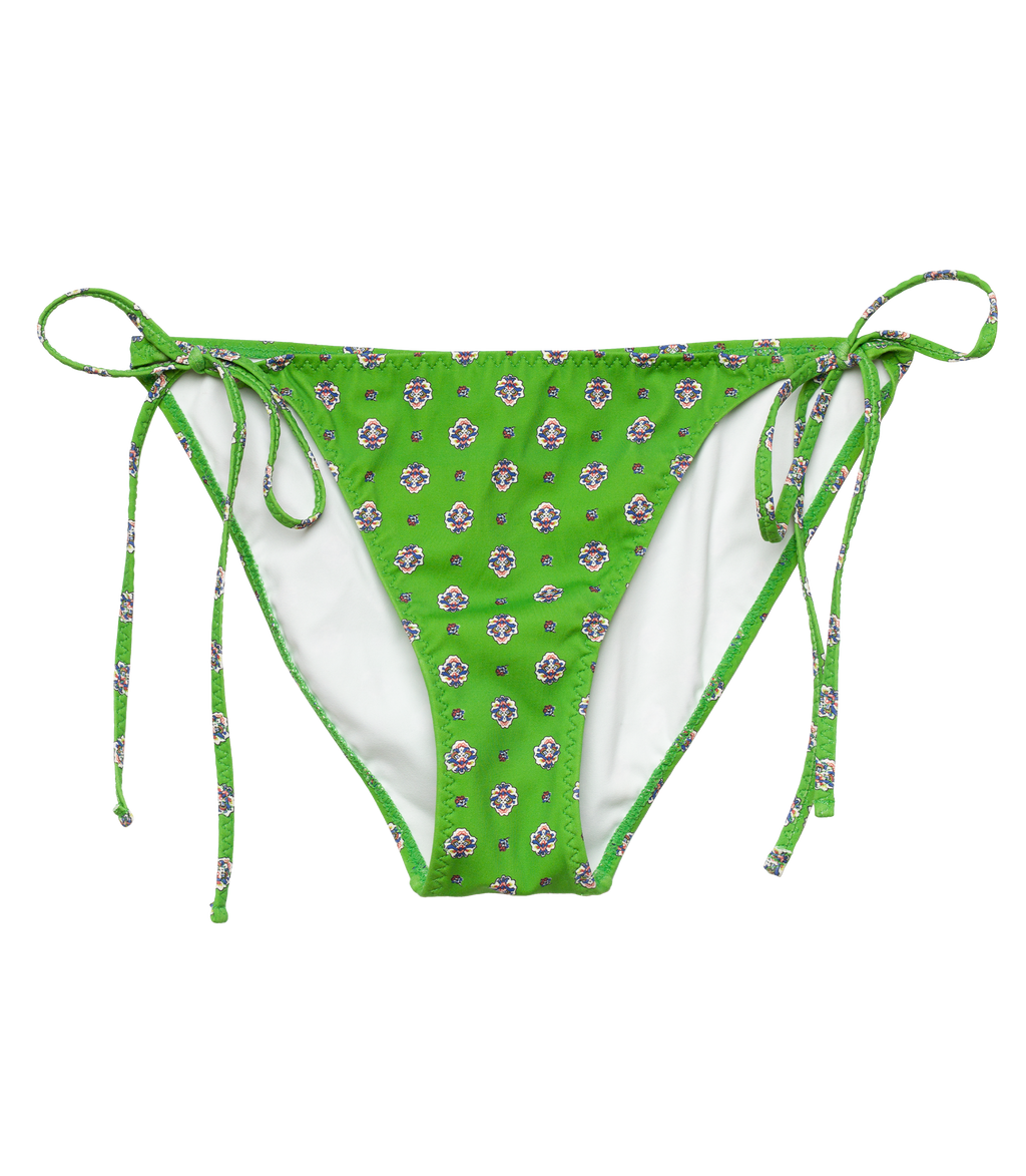 Positano Bikini Bottom in Vert Cadiz Foulard - view 8