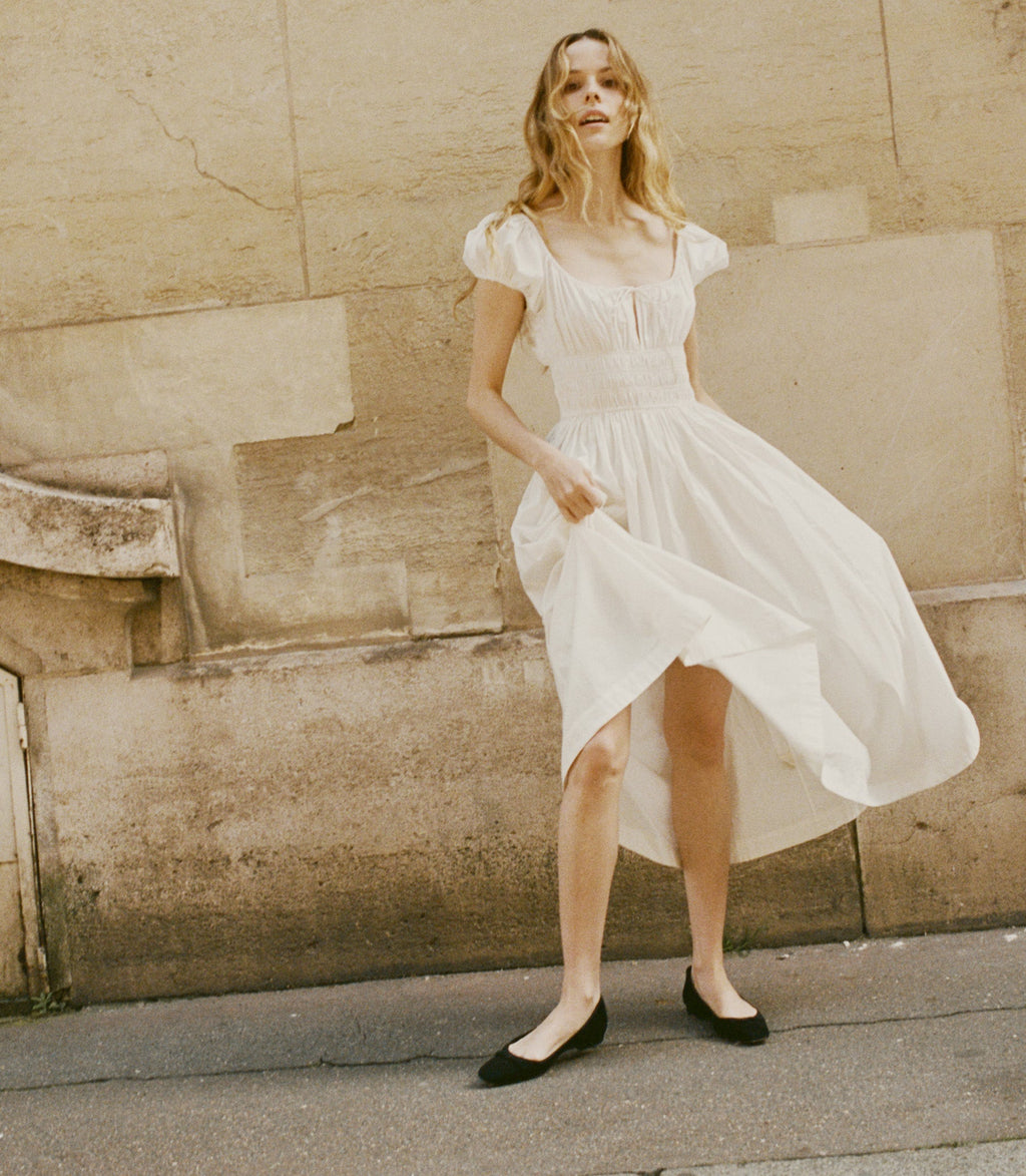 Quinn Dress in Salt - view 5