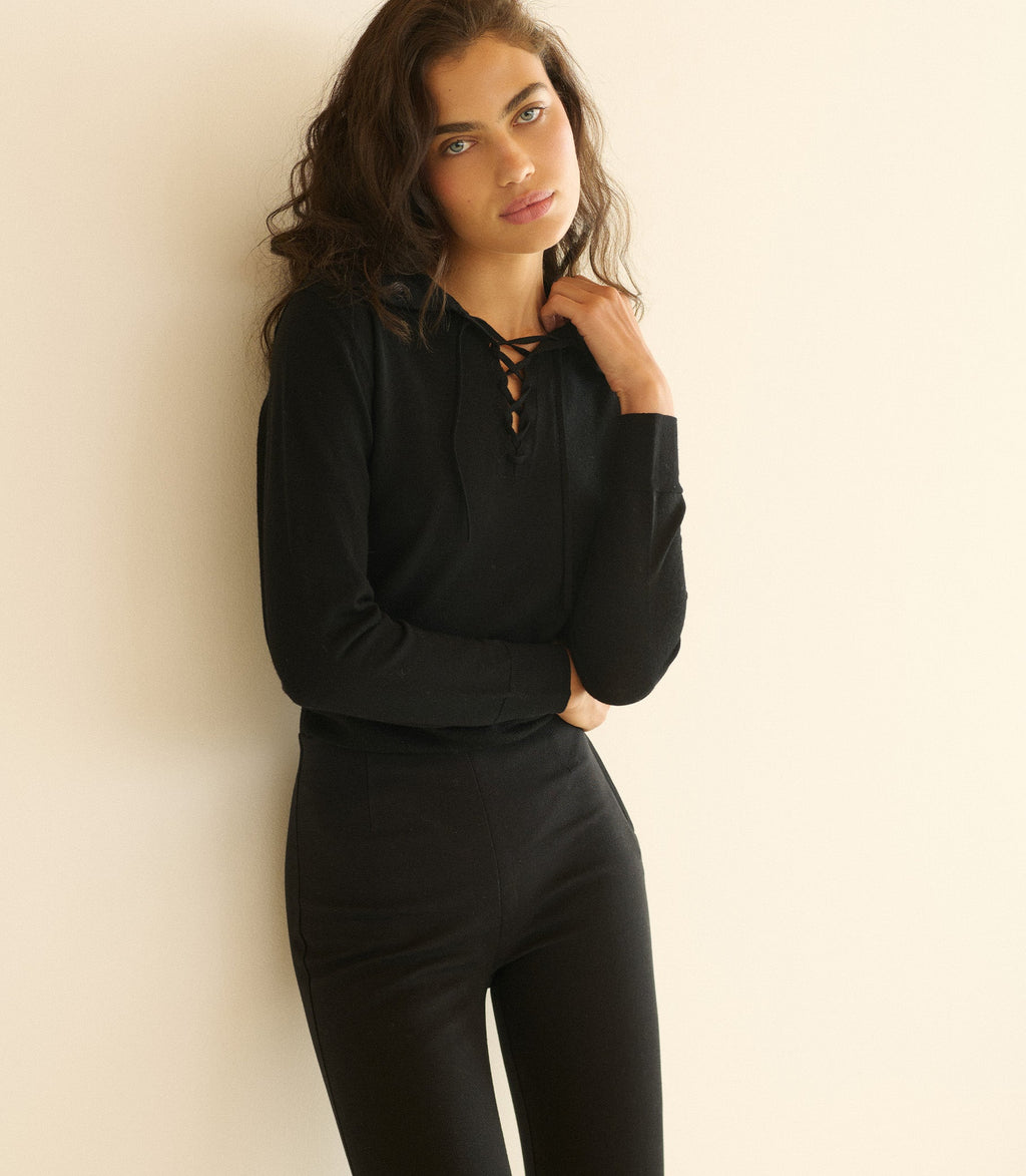 Reed Sweater in Black - view 3