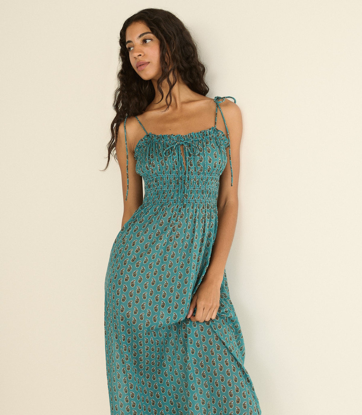 Rhoda Dress in Alba Paisley - view 4