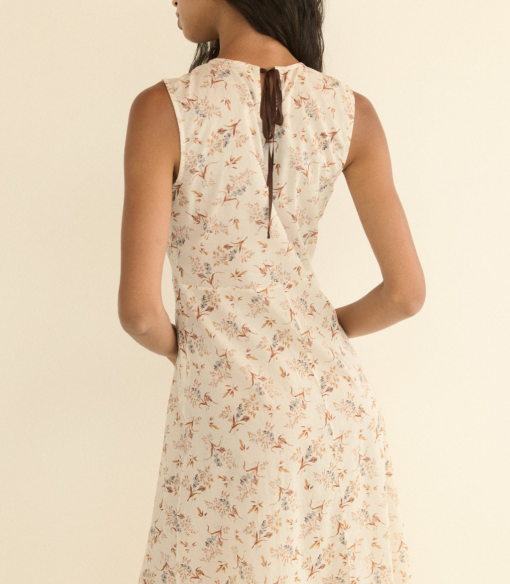 Riona Dress in Crème Windswept Meadow - view 4