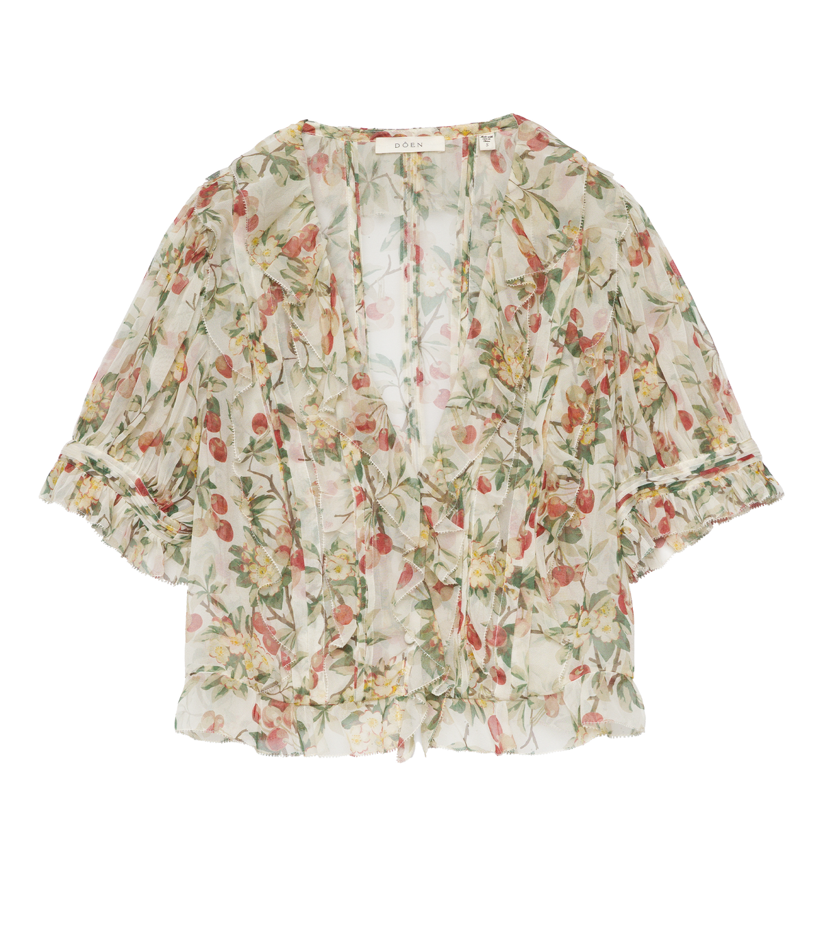 Salona Top in Cerise et Fleur - view 5