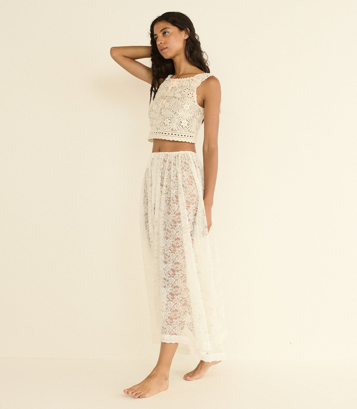 Theresa Top in Pearl - view 4