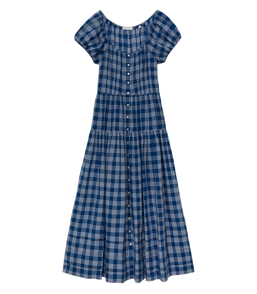 Valenne Dress in Dorset Plaid - view 7