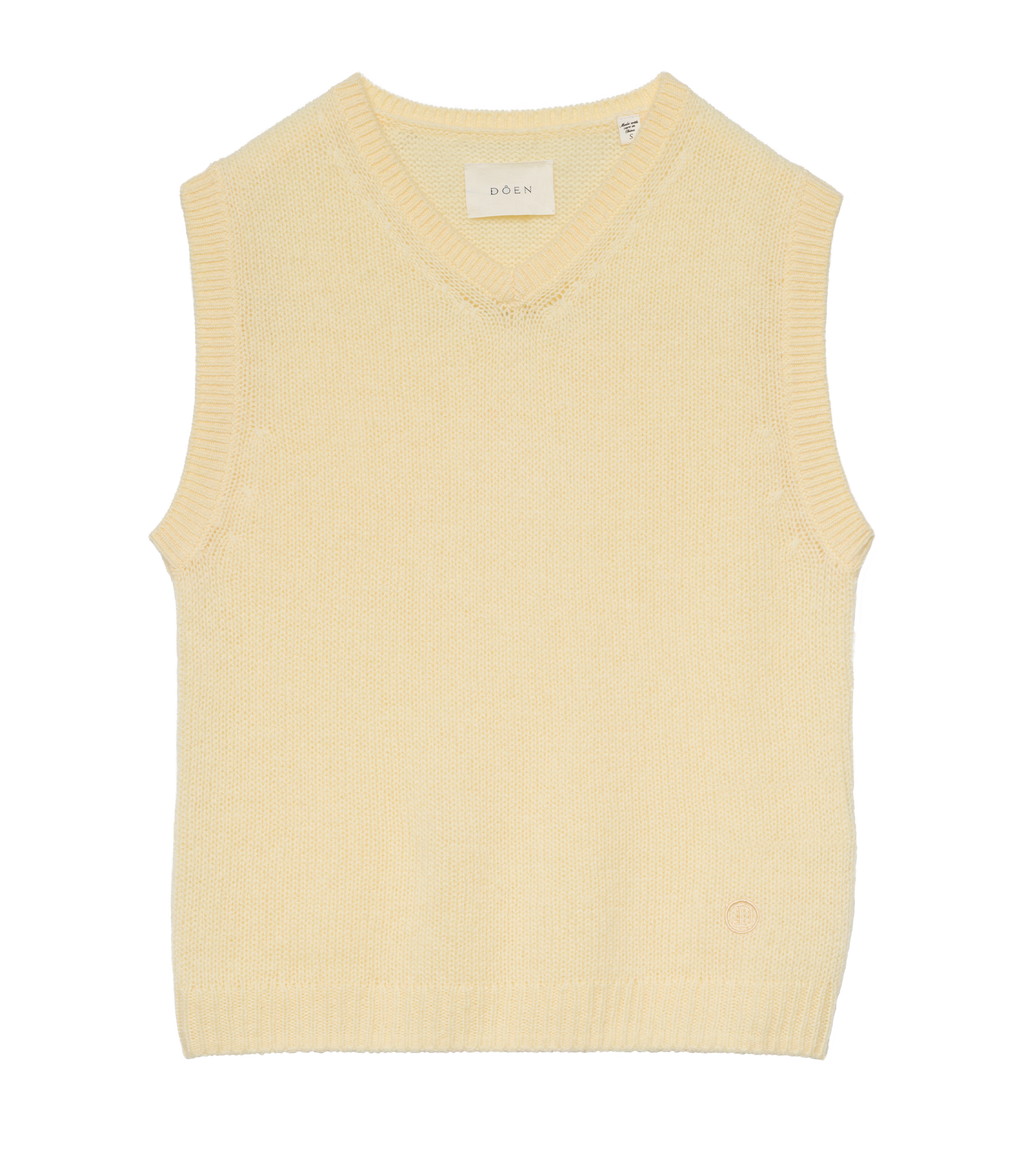 Winston Cashmere Vest in Gateau - view 4